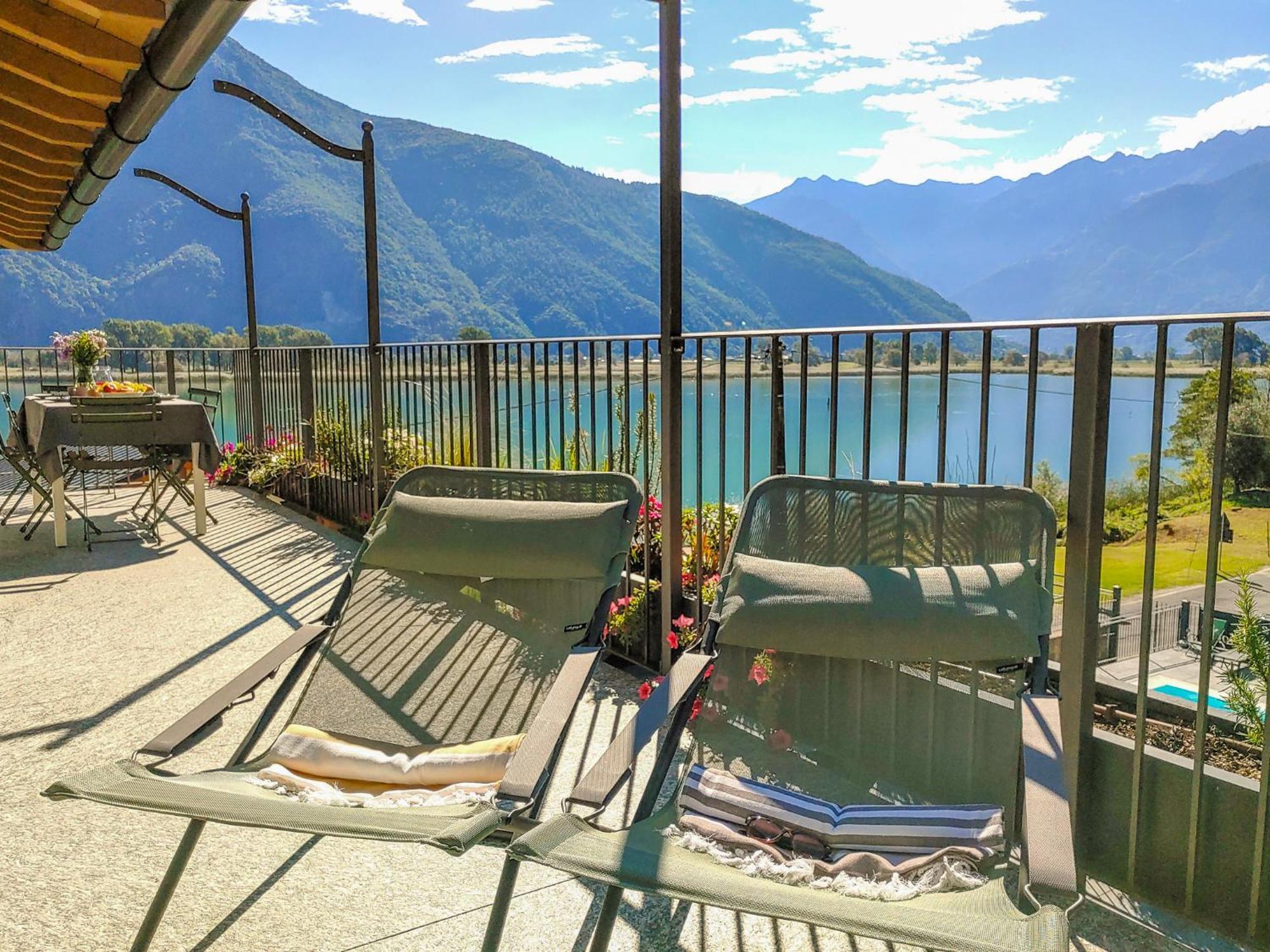Dascio Silence Ferienwohnung Mit Panorama Balkon Dış mekan fotoğraf