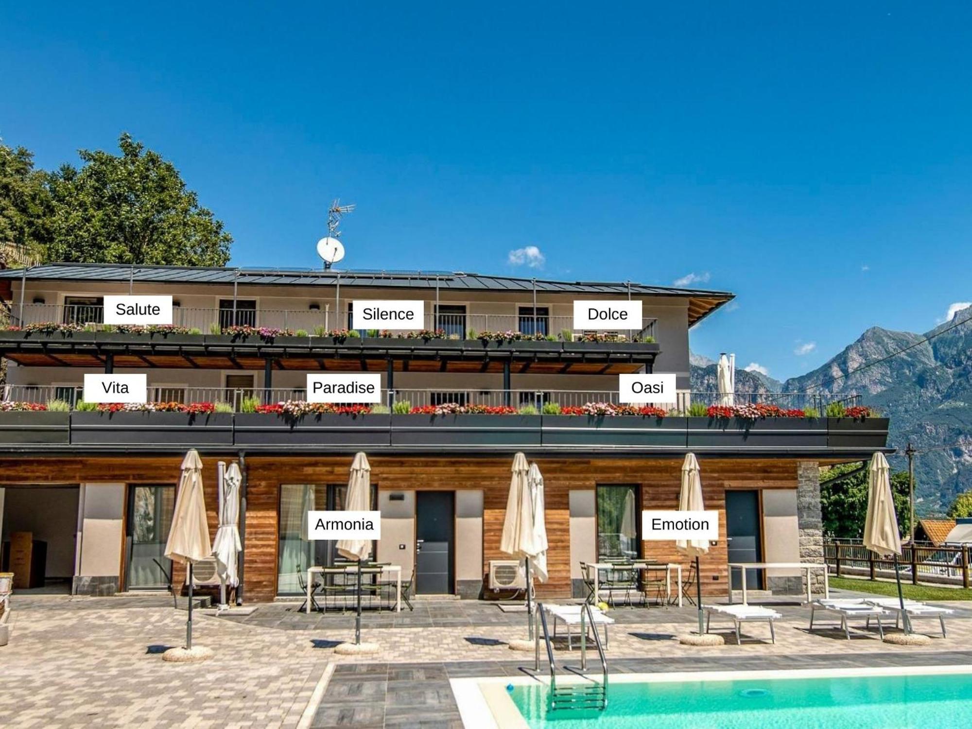 Dascio Silence Ferienwohnung Mit Panorama Balkon Dış mekan fotoğraf